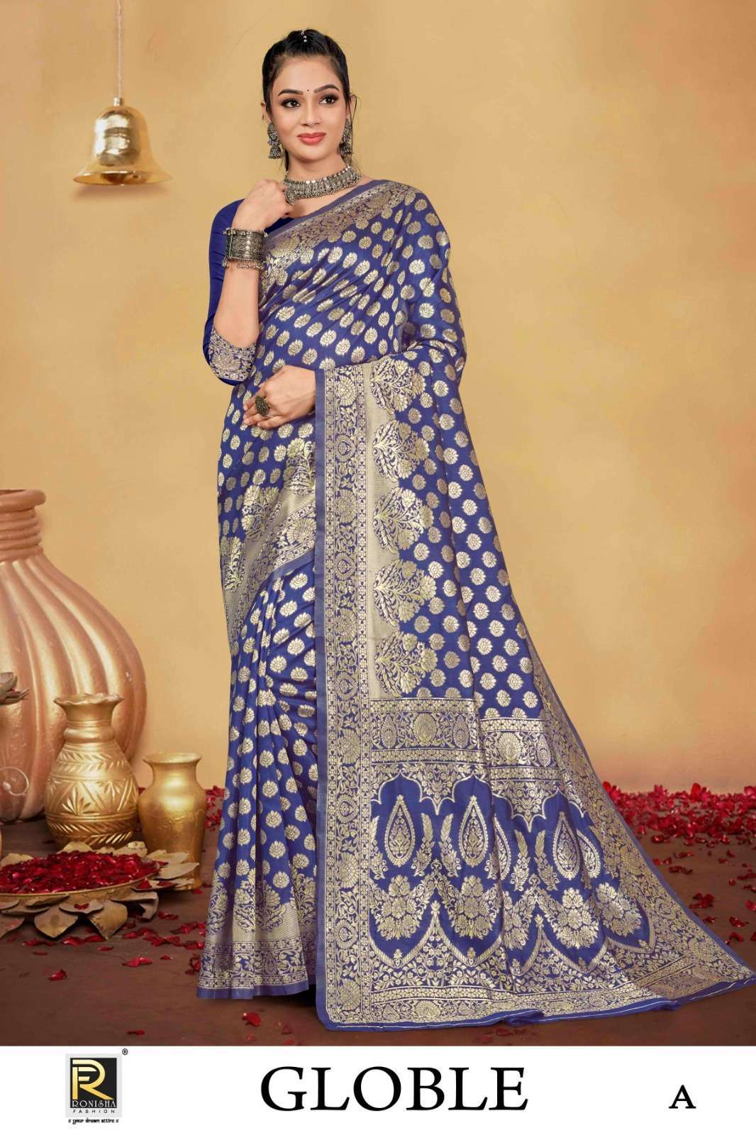 Ronisha Globle Banarasi Silk Saree online