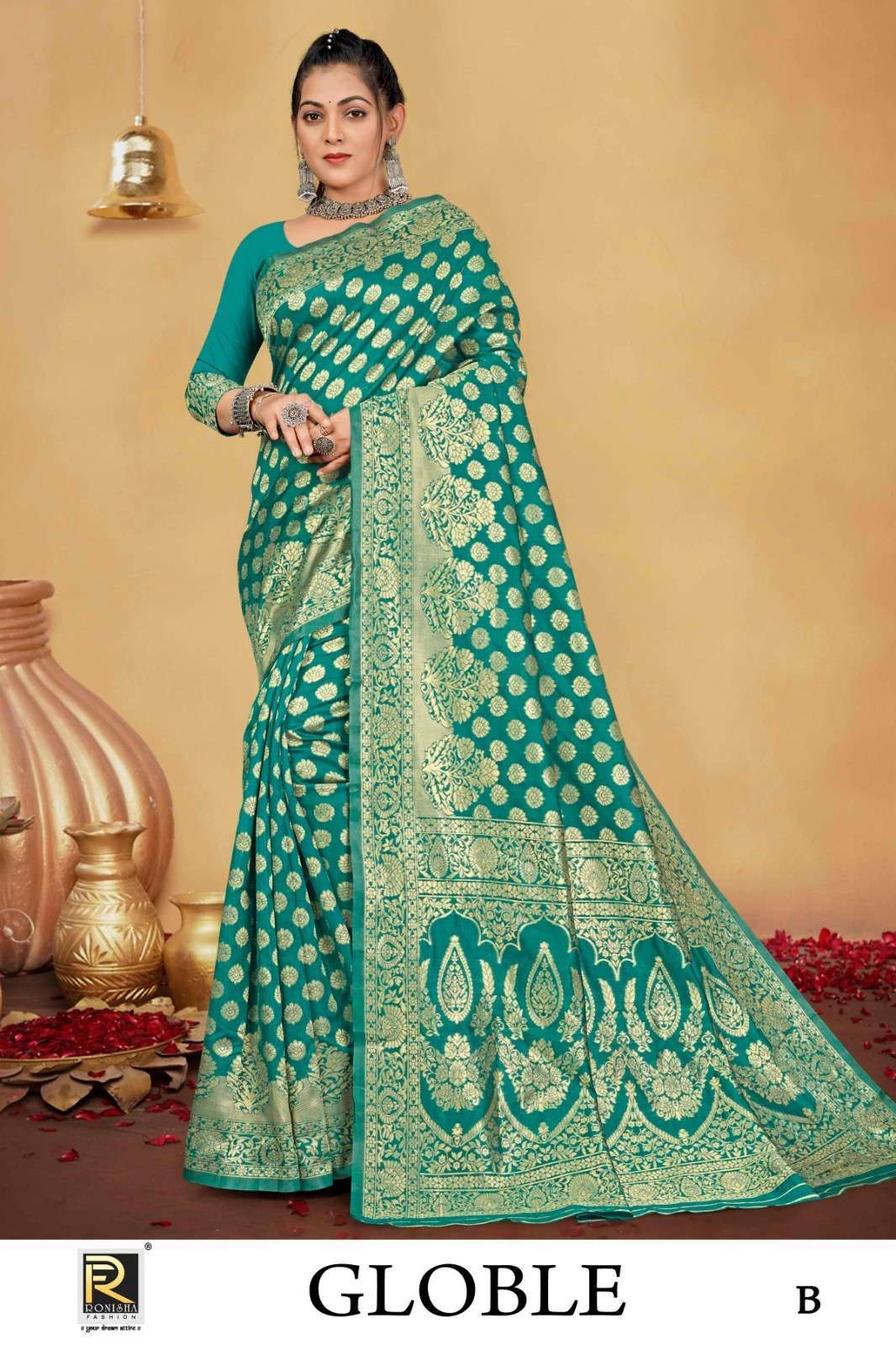 Ronisha Globle Banarasi Silk Saree online