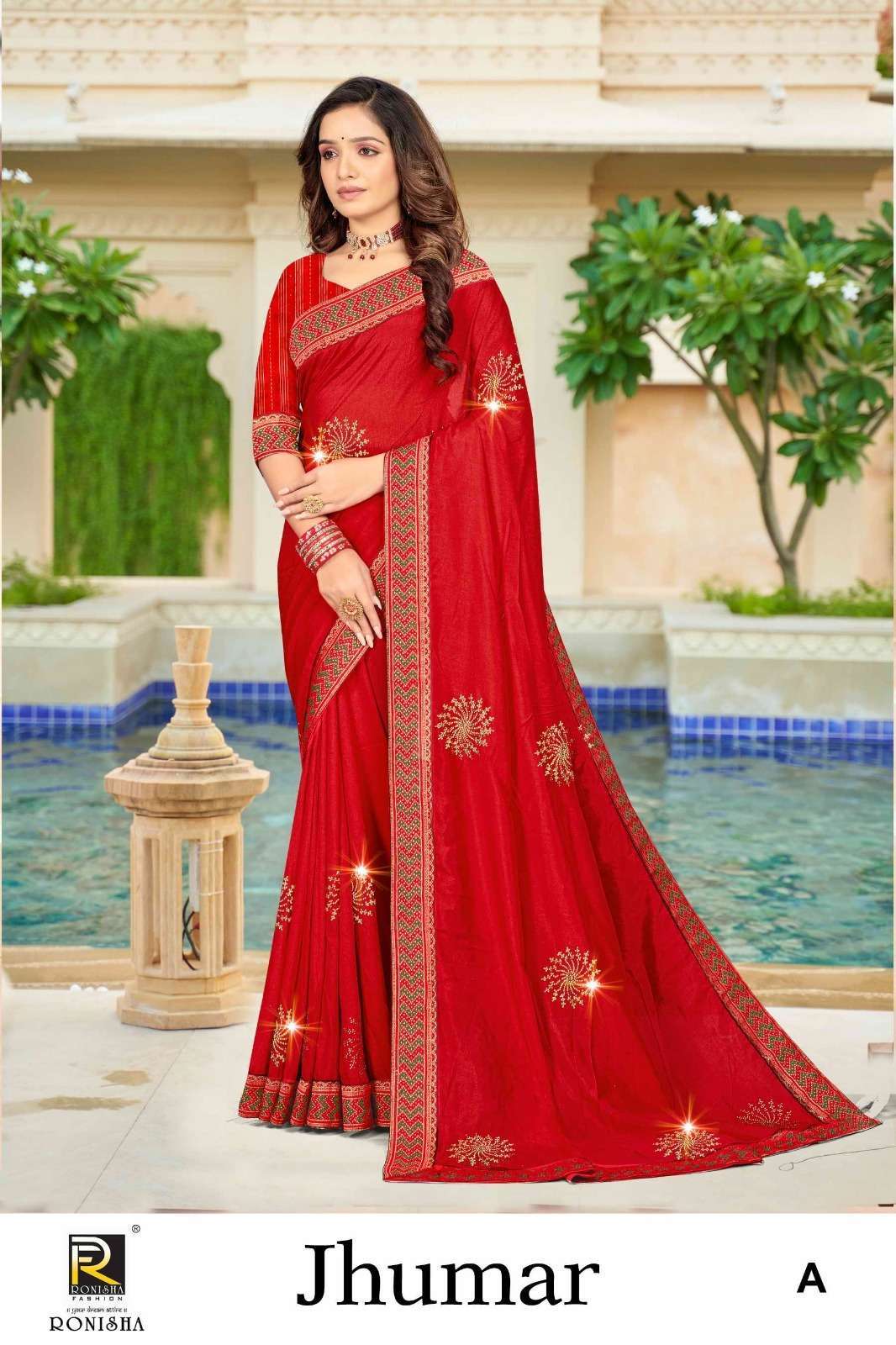Ronisha Jhumar Vichitra Silk Saree suppliers in India