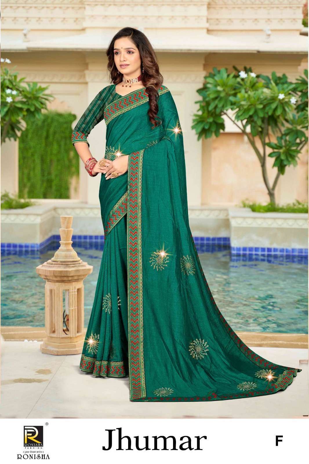 Ronisha Jhumar Vichitra Silk Saree suppliers in India