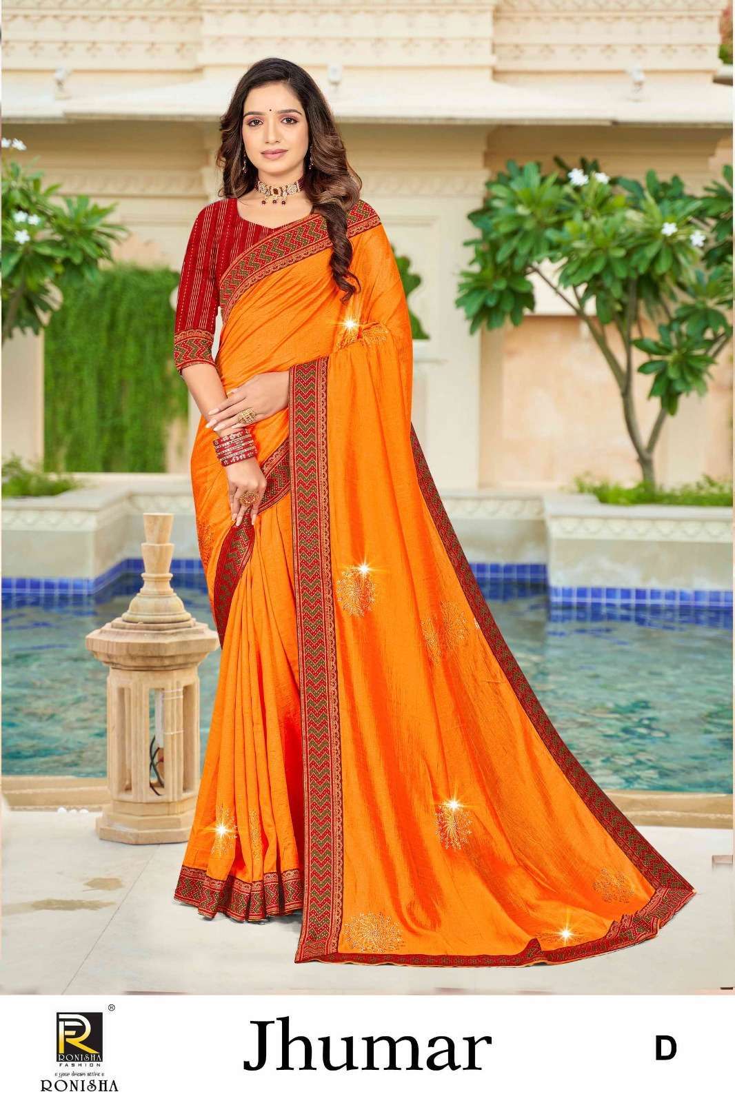 Ronisha Jhumar Vichitra Silk Saree suppliers in India