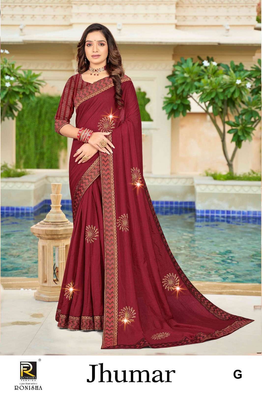 Ronisha Jhumar Vichitra Silk Saree suppliers in India