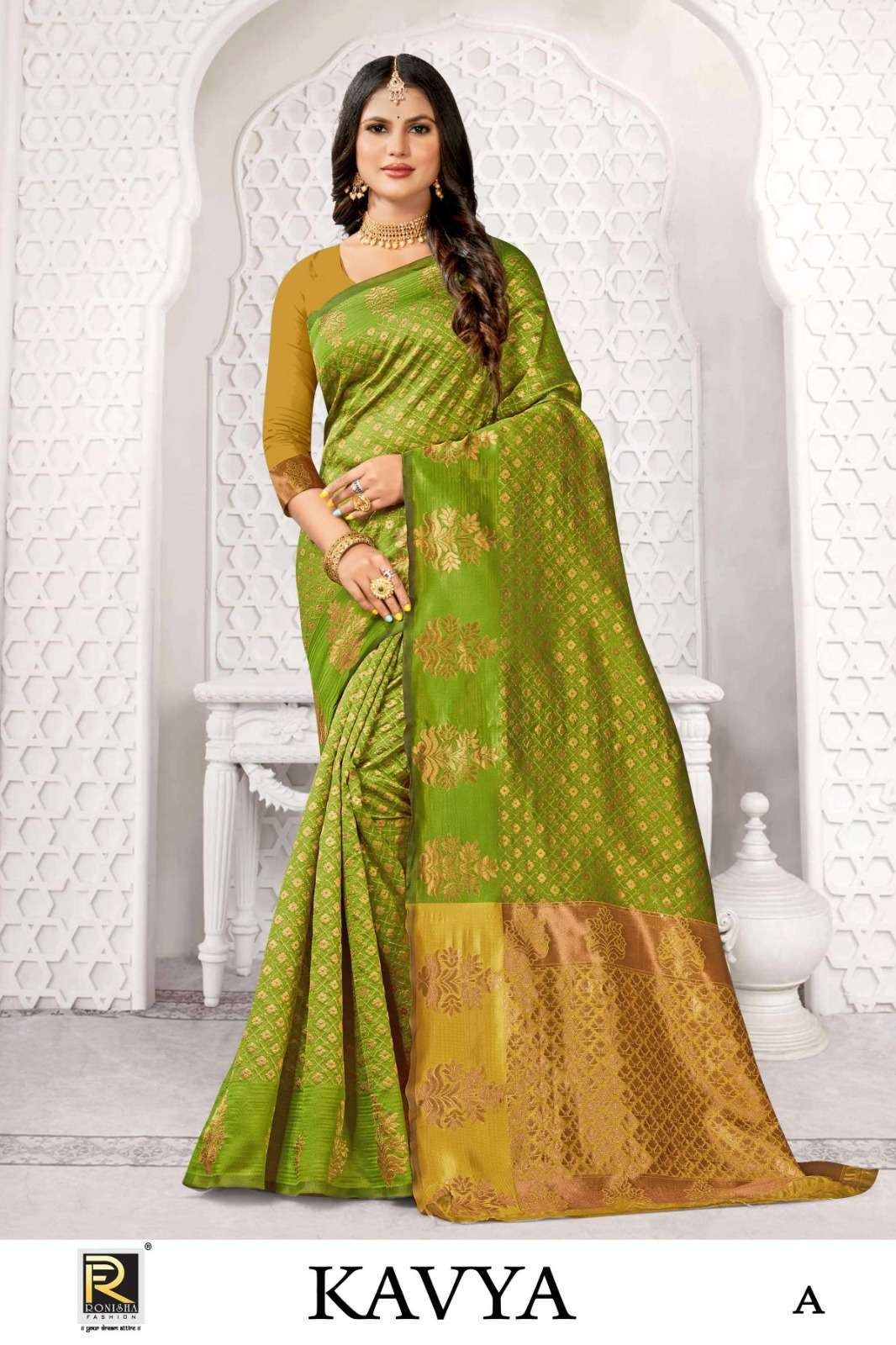 Ronisha Kavya Banarasi Silk Designer sarees wholesale