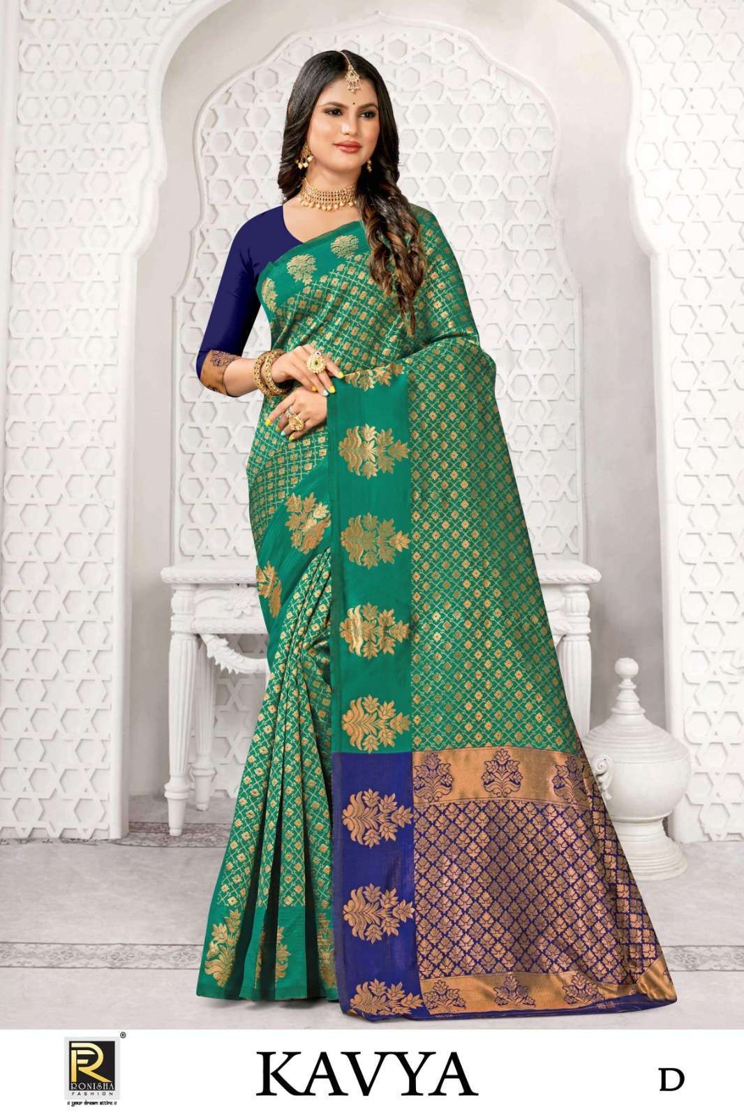 Ronisha Kavya Banarasi Silk Designer sarees wholesale