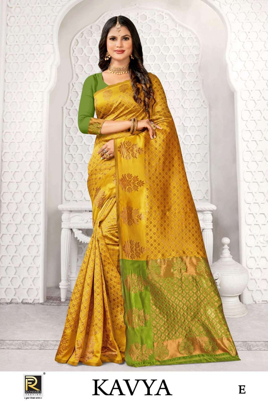 Ronisha Kavya Banarasi Silk Designer sarees wholesale