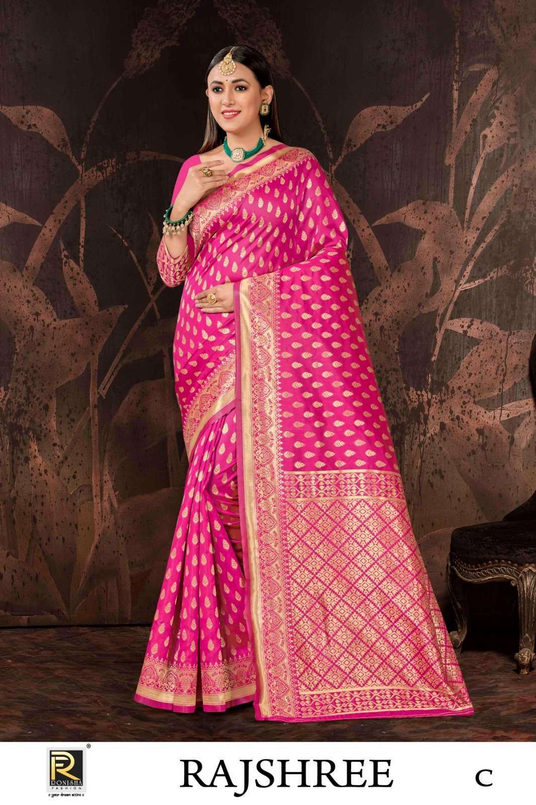 Ronisha Rajshree Banarasi Silk Saree wholesale price list