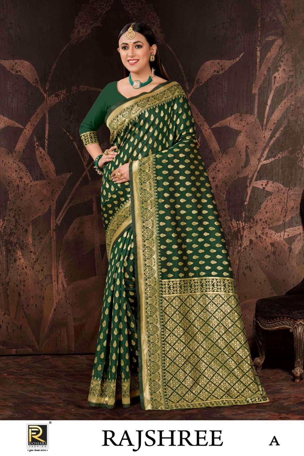 Ronisha Rajshree Banarasi Silk Saree wholesale price list