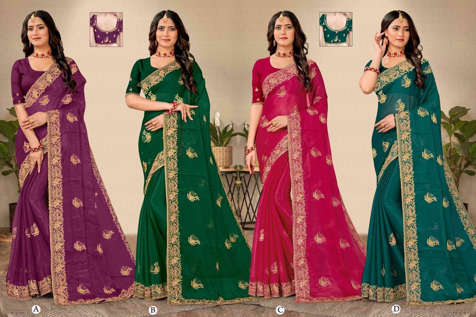 Ronisha Ram Rasiya  Wholesale sarees