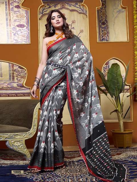Sanskar Woven Mulmul Cotton Saree Wholesale clothing distributors