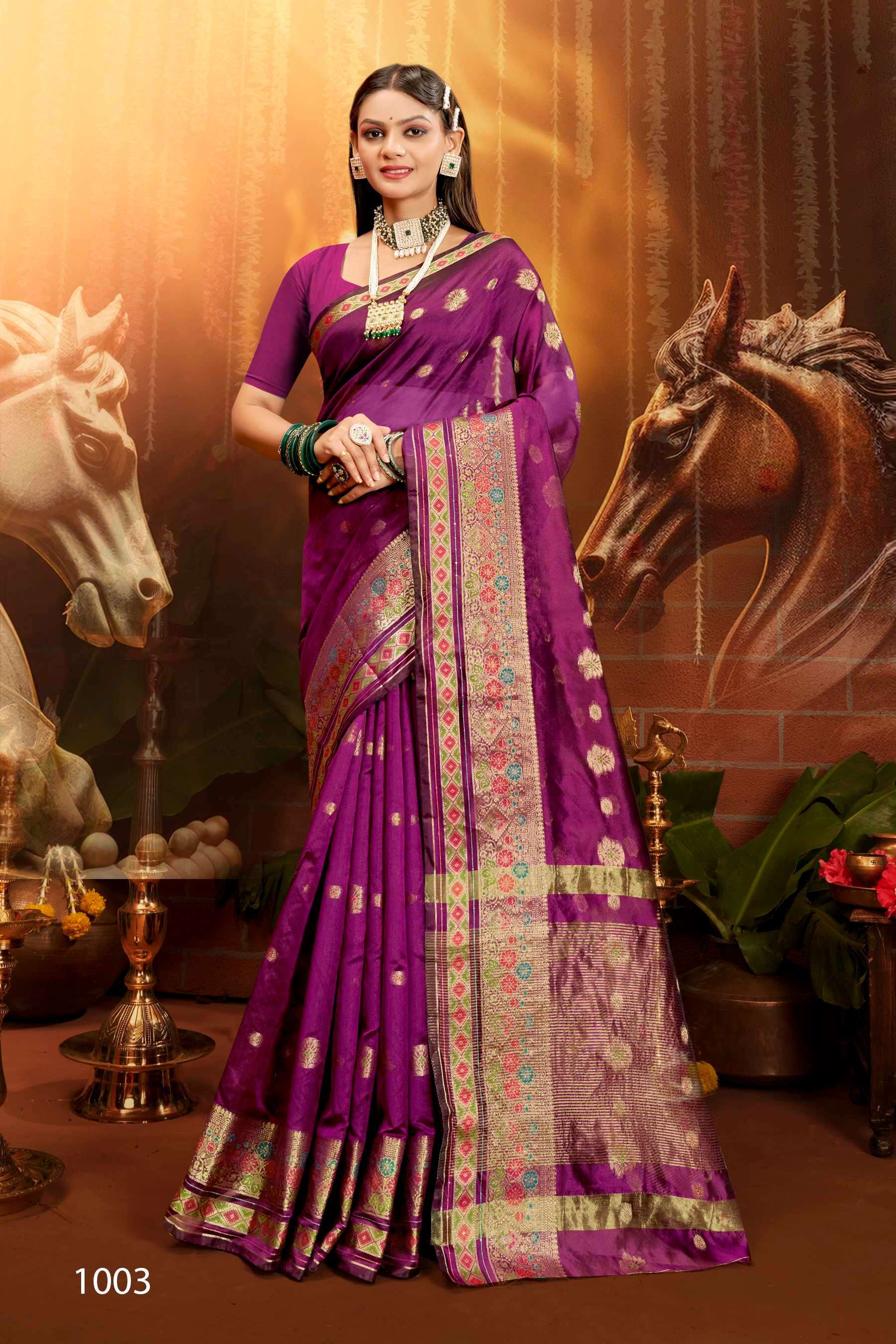 Saroj Saveraa Vol.5 Soft Organza Latest saree designs in Surat