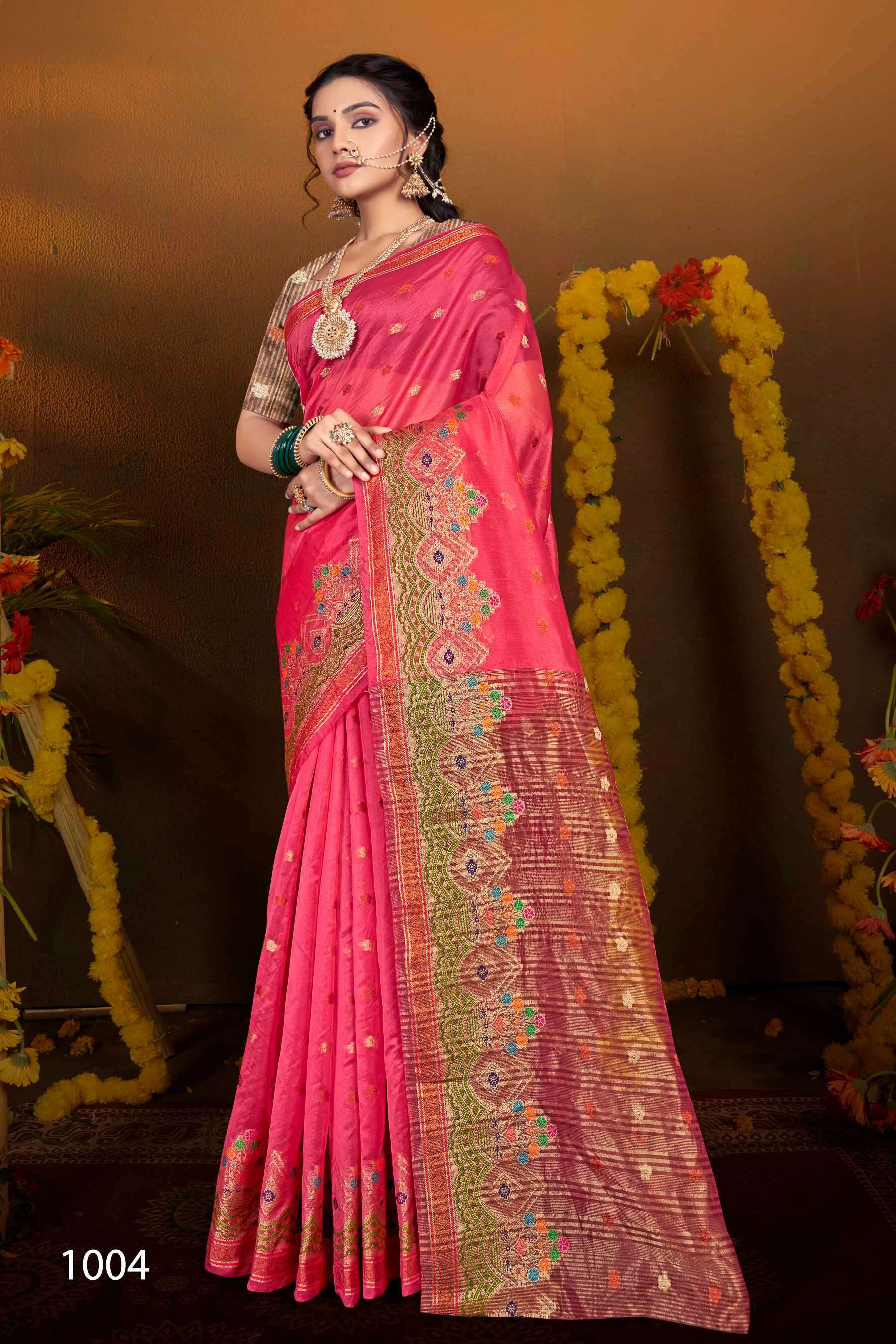 Saroj Sitaraa Vol.4 Soft Organza Silk Silk sarees wholesale in Kolkata