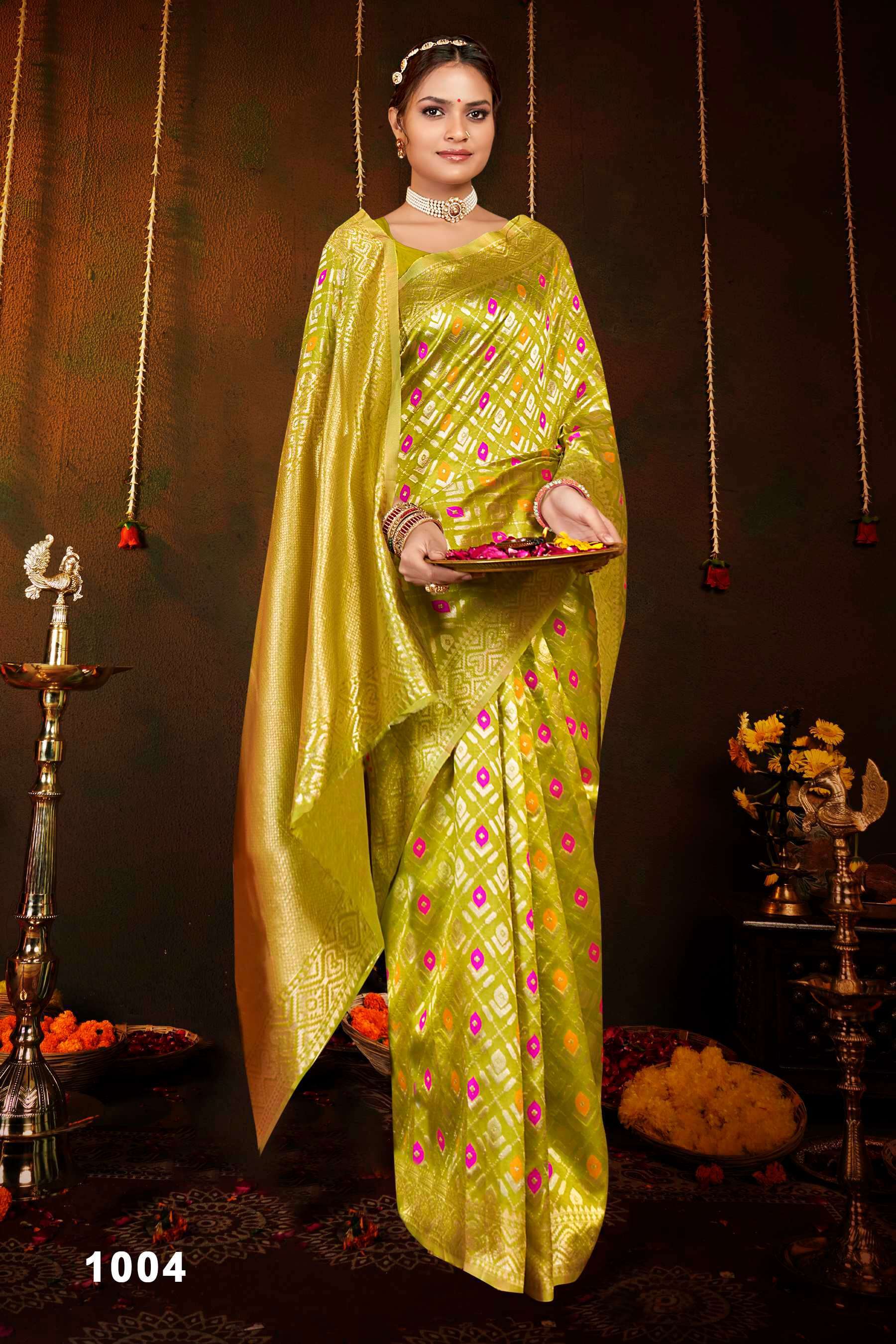 Saroj Zohra Silk Vol.3 Soft Silk With Meena Party wear sarees wholesale