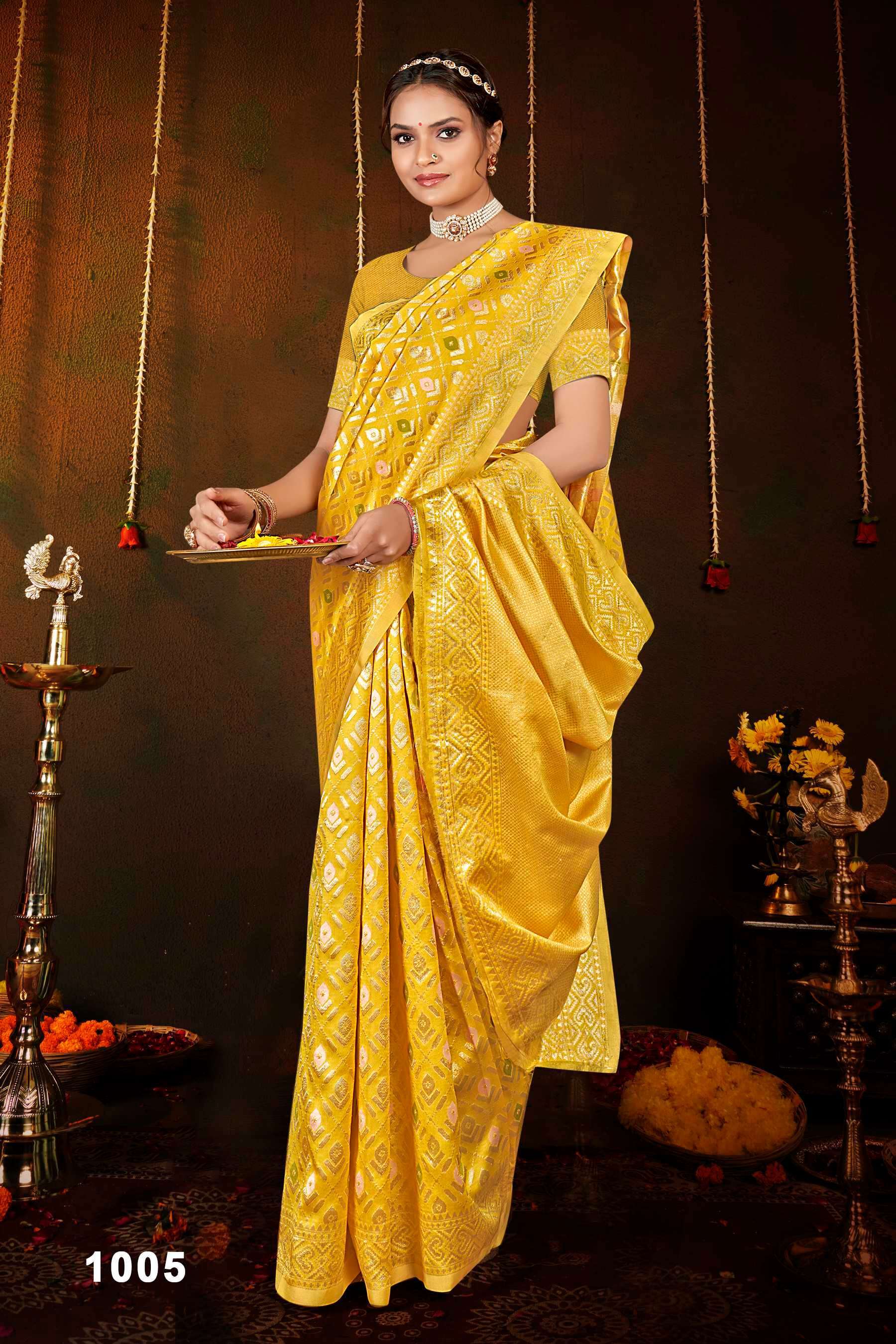 Saroj Zohra Silk Vol.3 Soft Silk With Meena Party wear sarees wholesale