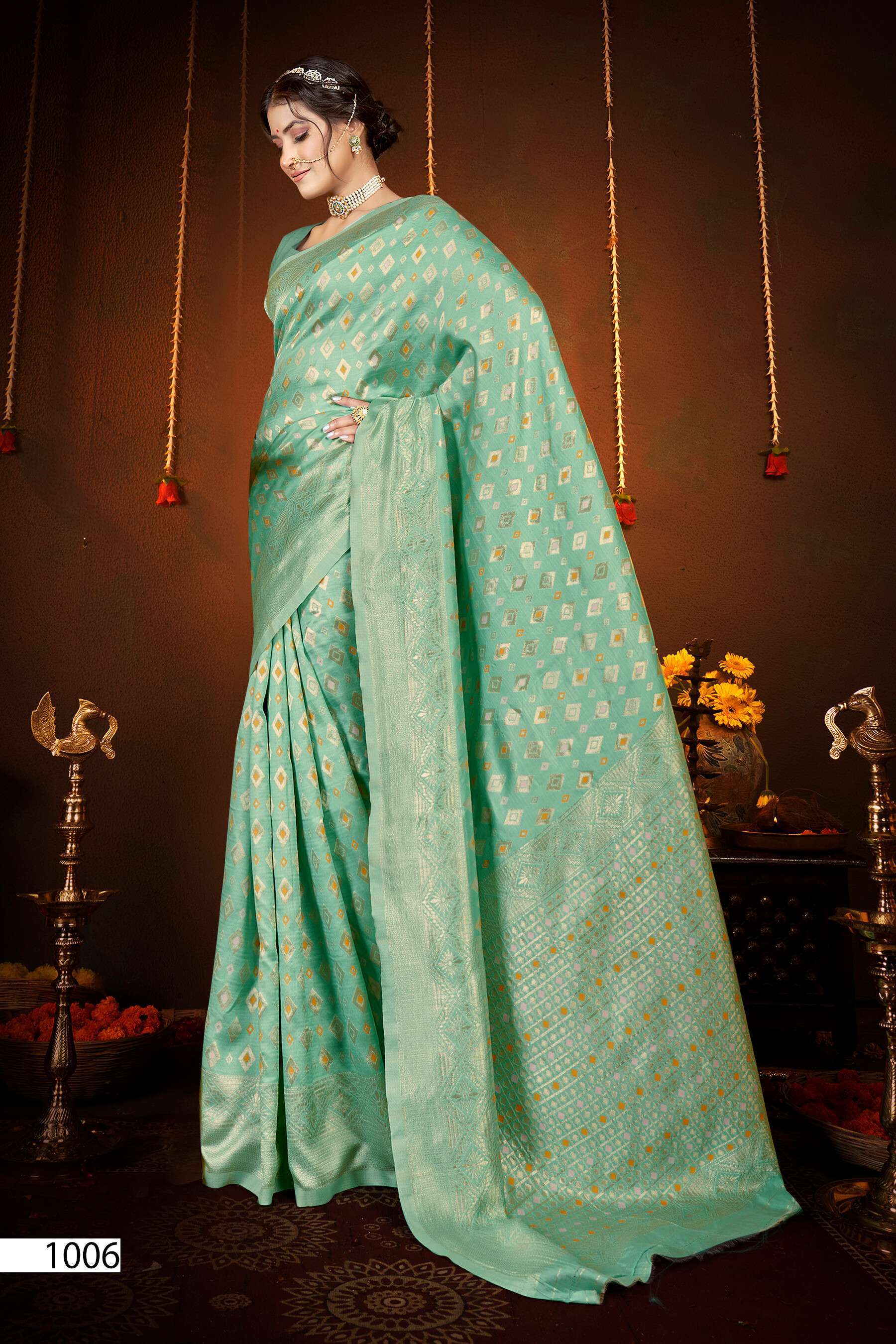 Saroj Zohra Silk Vol.4 Soft Silk With Meena Traditional sarees wholesale