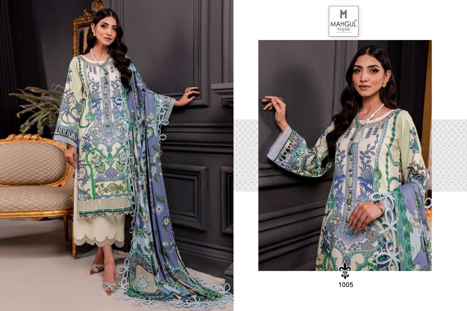 Shraddha Mahgul Firdos Vol 1 Cotton Dupatta Nagpur wholesale Punjabi suits suppliers