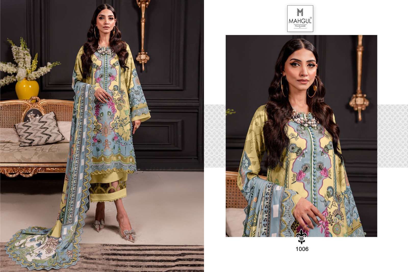 Shraddha Mahgul Firdos Vol 1 Cotton Dupatta Nagpur wholesale Punjabi suits suppliers
