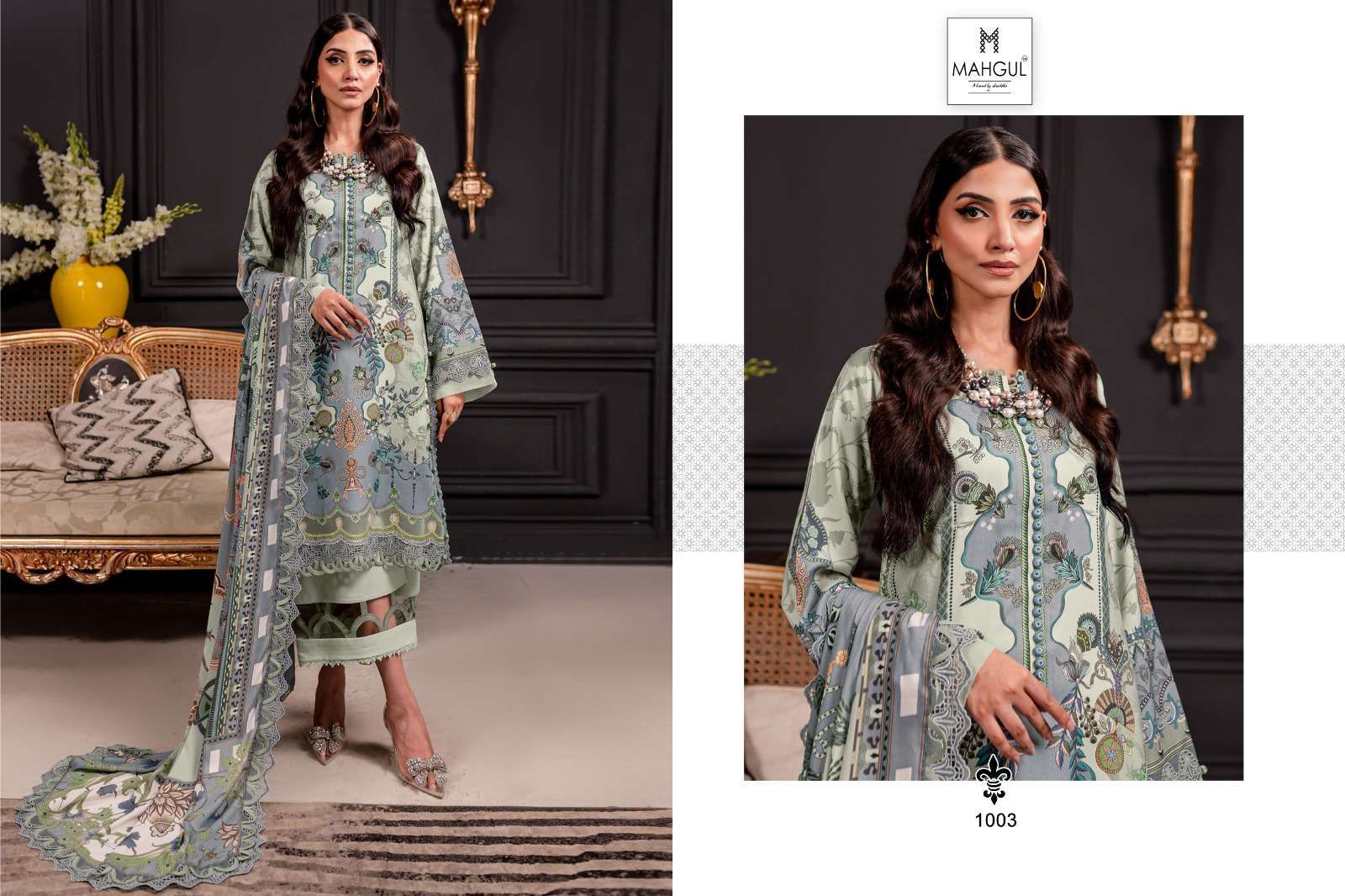 Shraddha Mahgul Firdos Vol 1 Cotton Dupatta Nagpur wholesale Punjabi suits suppliers