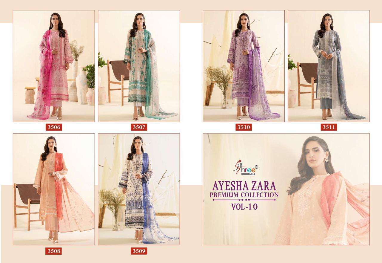 Shree Ayesha Zara 10 Cotton Dupatta Pakistani Salwar Kameez manufacturers in Delhi