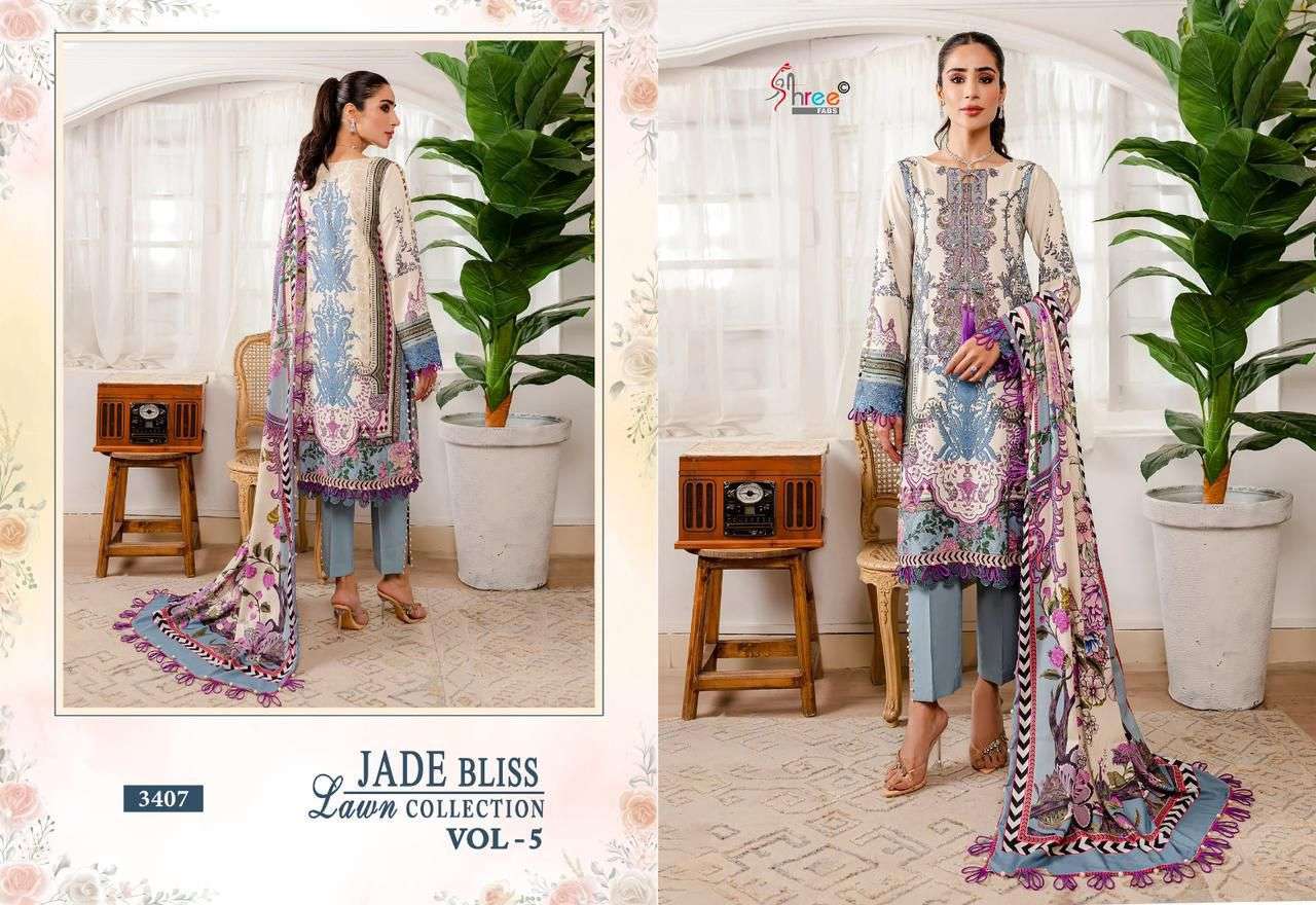 Shree Jade Bliss Vol 5 Chiffon Dupatta  Wholesale Anarkali Salwar Kameez
