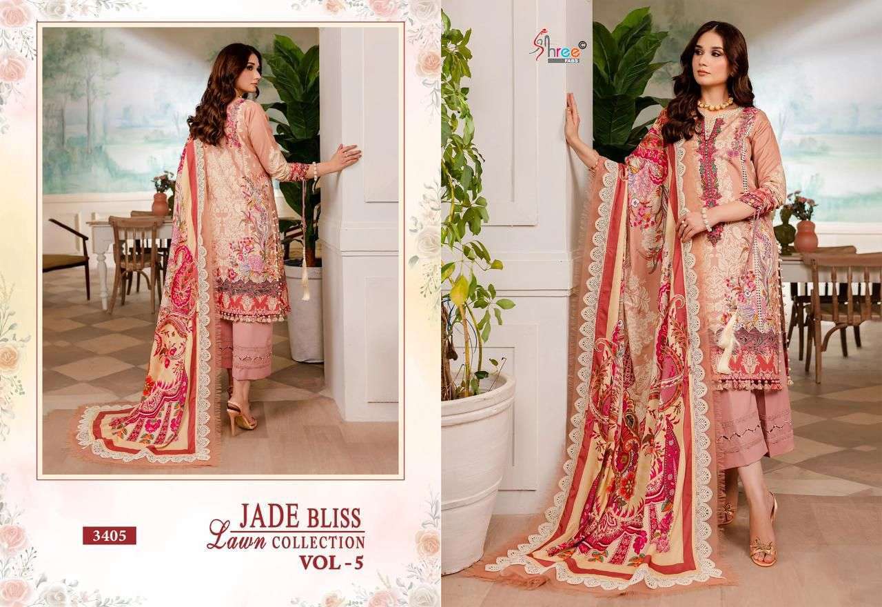 Shree Jade Bliss Vol 5 Chiffon Dupatta  Wholesale Anarkali Salwar Kameez