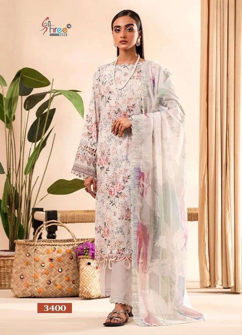 Shree Sana Safinaz Chikankari Vol 3 Chiffon Dupatta Party wear salwar kameez in Pakistan