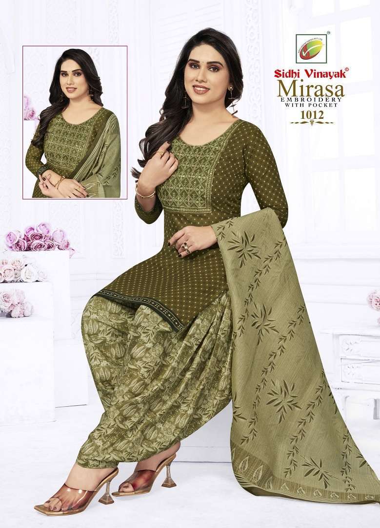 Sidhi Vinayak Mirasa Vol-1 Rayon dress materials suppliers