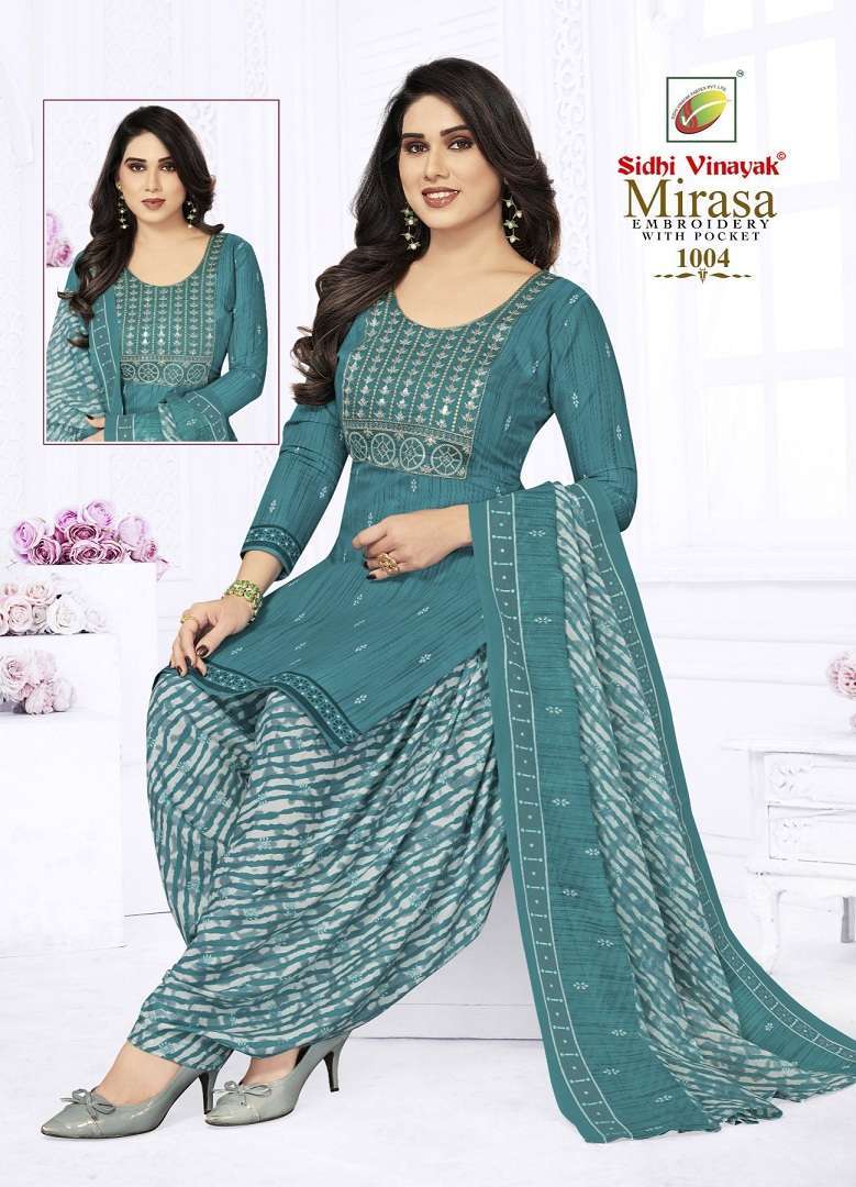 Sidhi Vinayak Mirasa Vol-1 Rayon dress materials suppliers