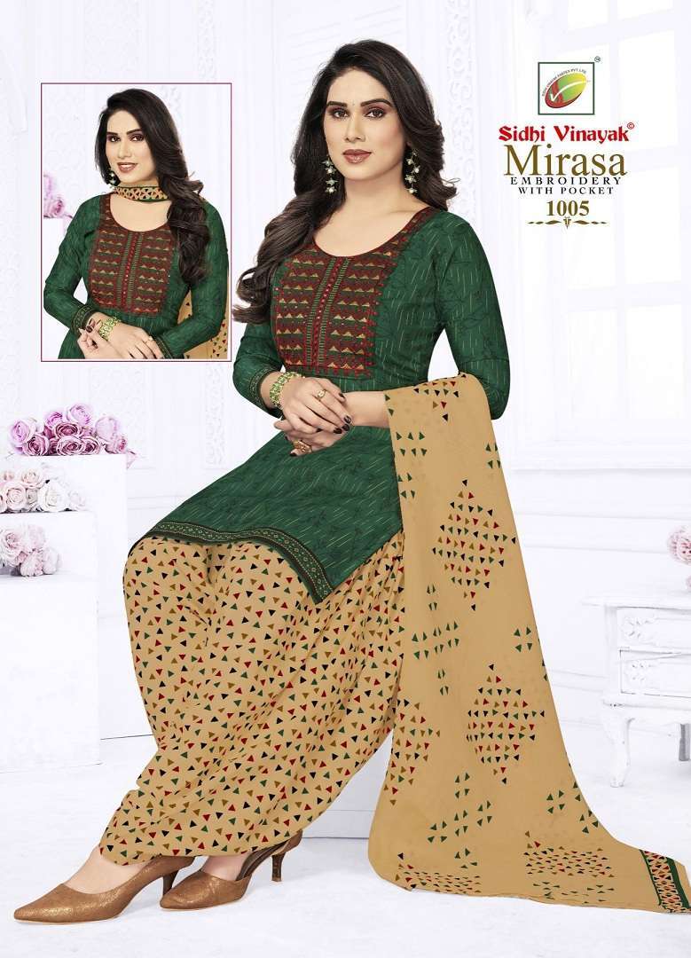 Sidhi Vinayak Mirasa Vol-1 Rayon dress materials suppliers