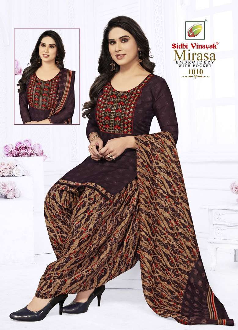 Sidhi Vinayak Mirasa Vol-1 Rayon dress materials suppliers