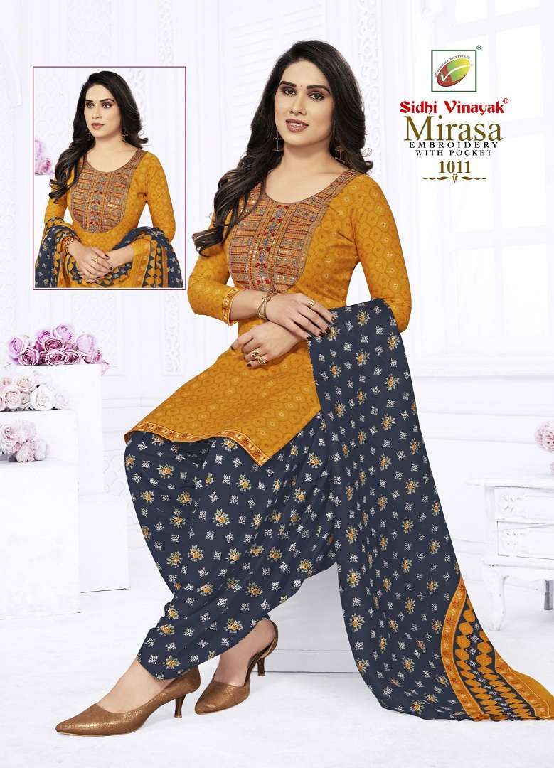 Sidhi Vinayak Mirasa Vol-1 Rayon dress materials suppliers