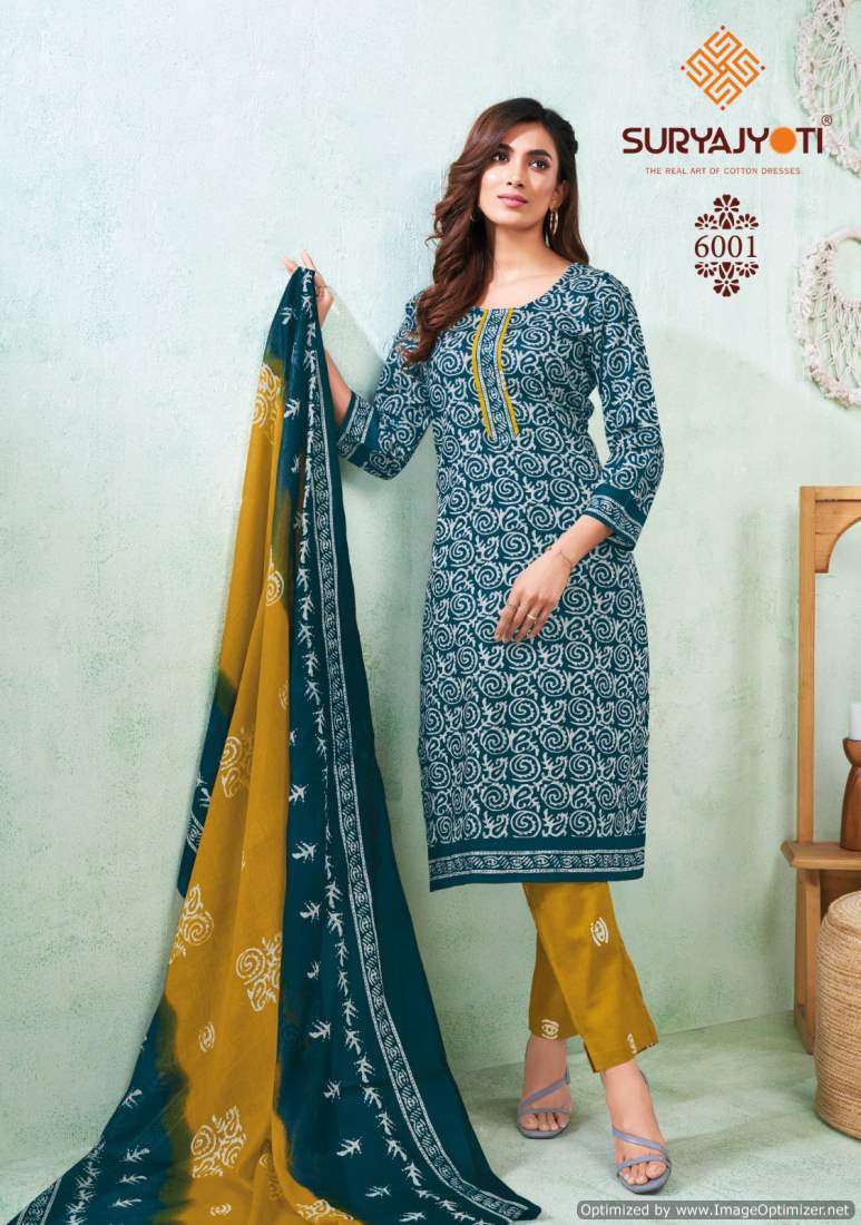 Suryajyoti Pehnava Vol-6 Unstitched dress materials in Jaipur