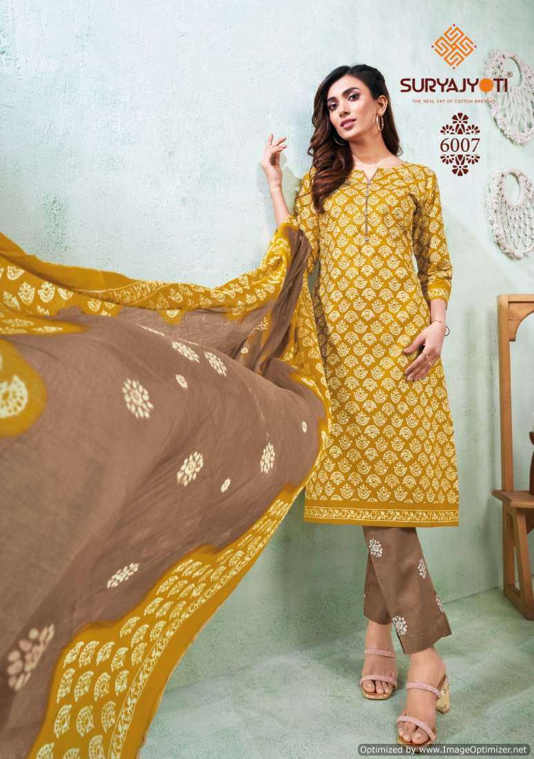 Suryajyoti Pehnava Vol-6 Unstitched dress materials in Jaipur