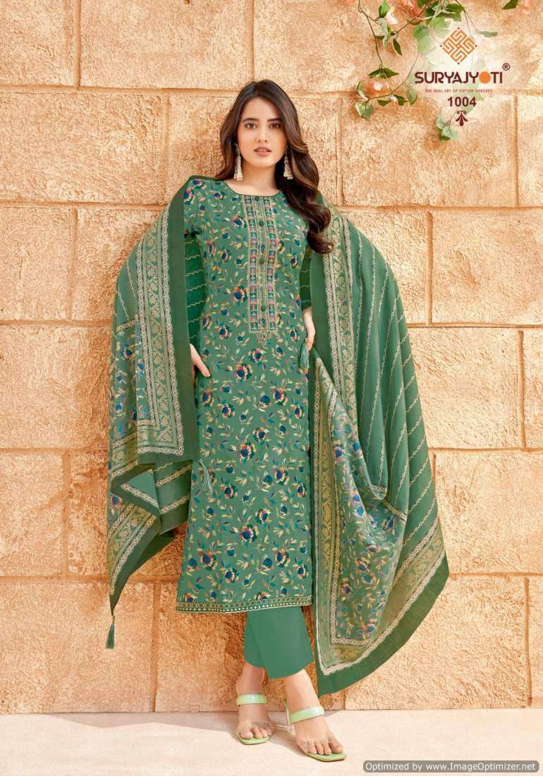 Suryajyoti Priyanka Vol-1 Wholesale chiffon dress materials in Kolkata