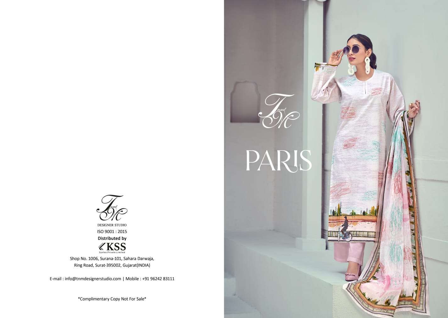 T&M PARIS Surat cotton salwar suits wholesale
