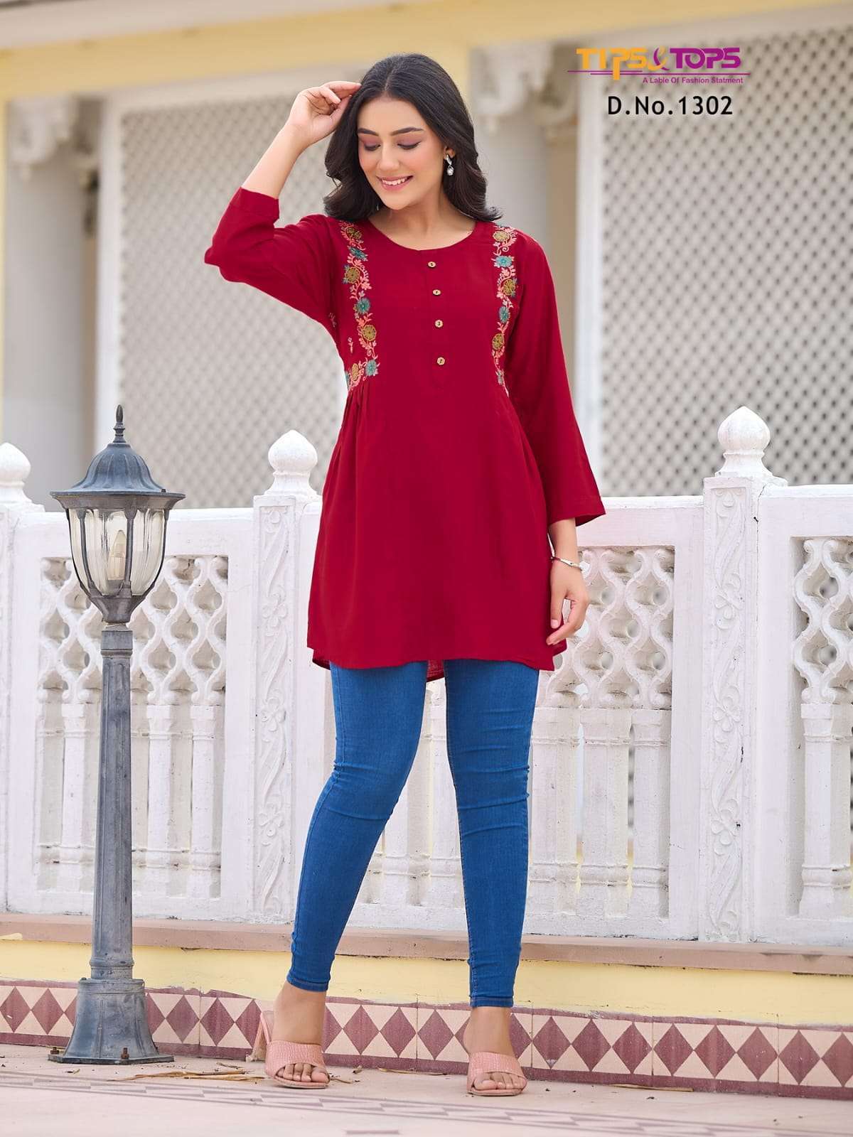 TIPS & TOPS Bubbly Vol 13 Jaipuri Kurtis in Hyderabad