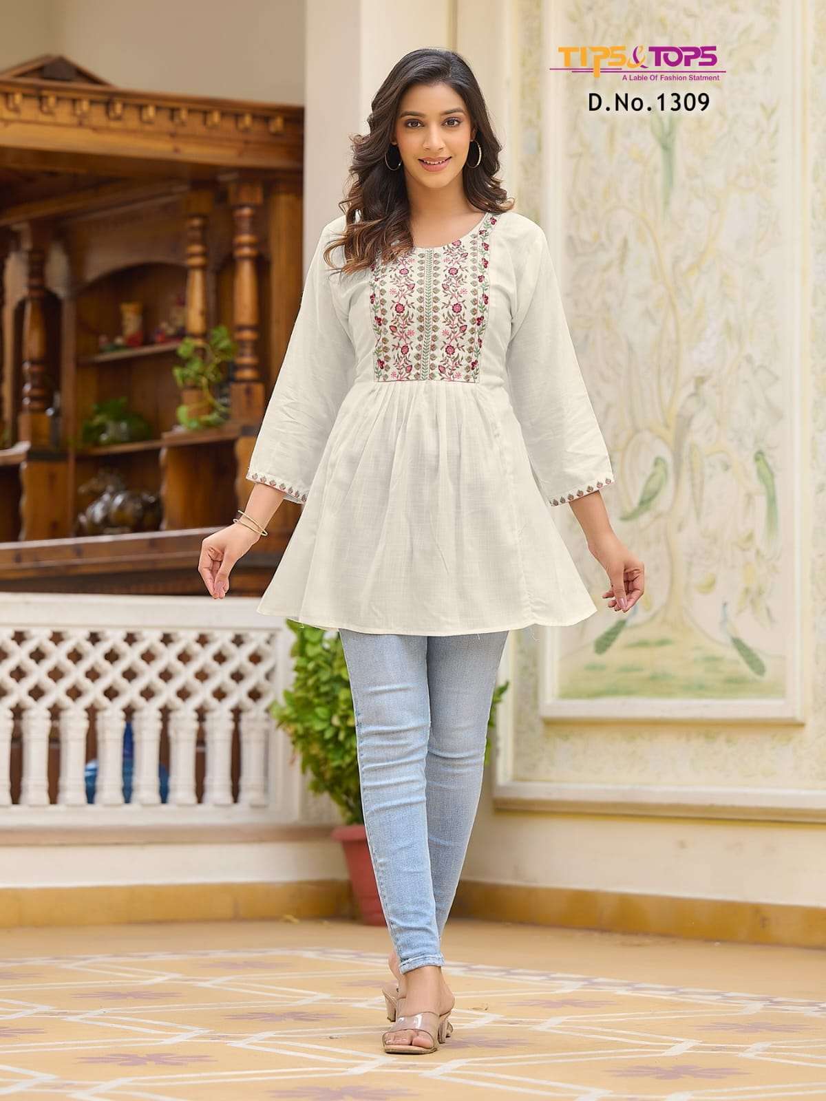 TIPS & TOPS Bubbly Vol 13 Jaipuri Kurtis in Hyderabad