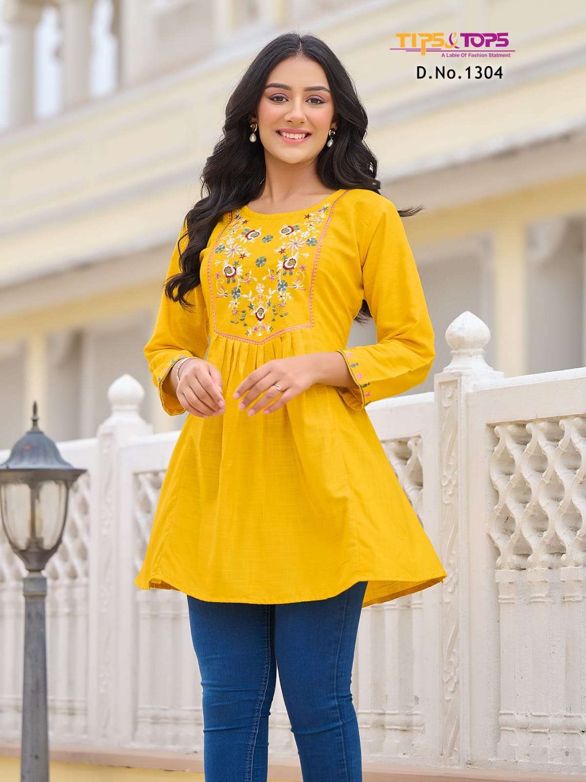 TIPS & TOPS Bubbly Vol 13 Jaipuri Kurtis in Hyderabad