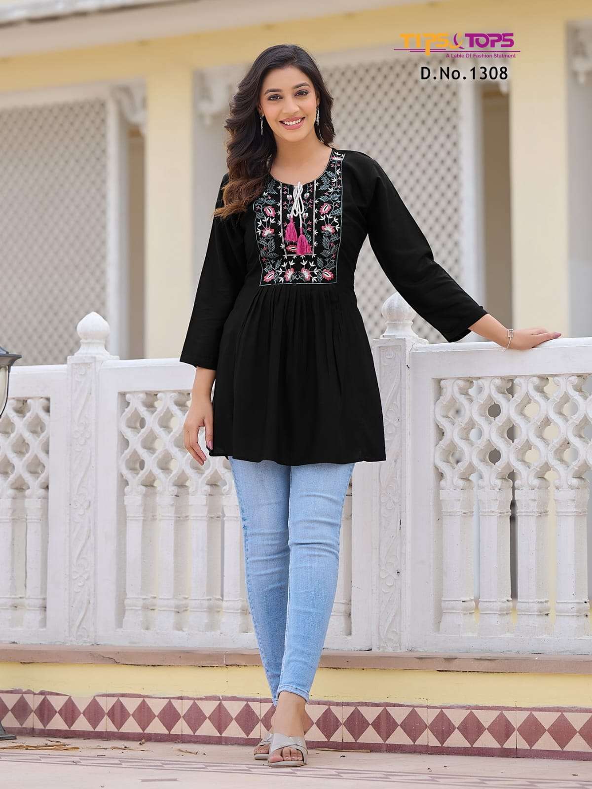 TIPS & TOPS Bubbly Vol 13 Jaipuri Kurtis in Hyderabad