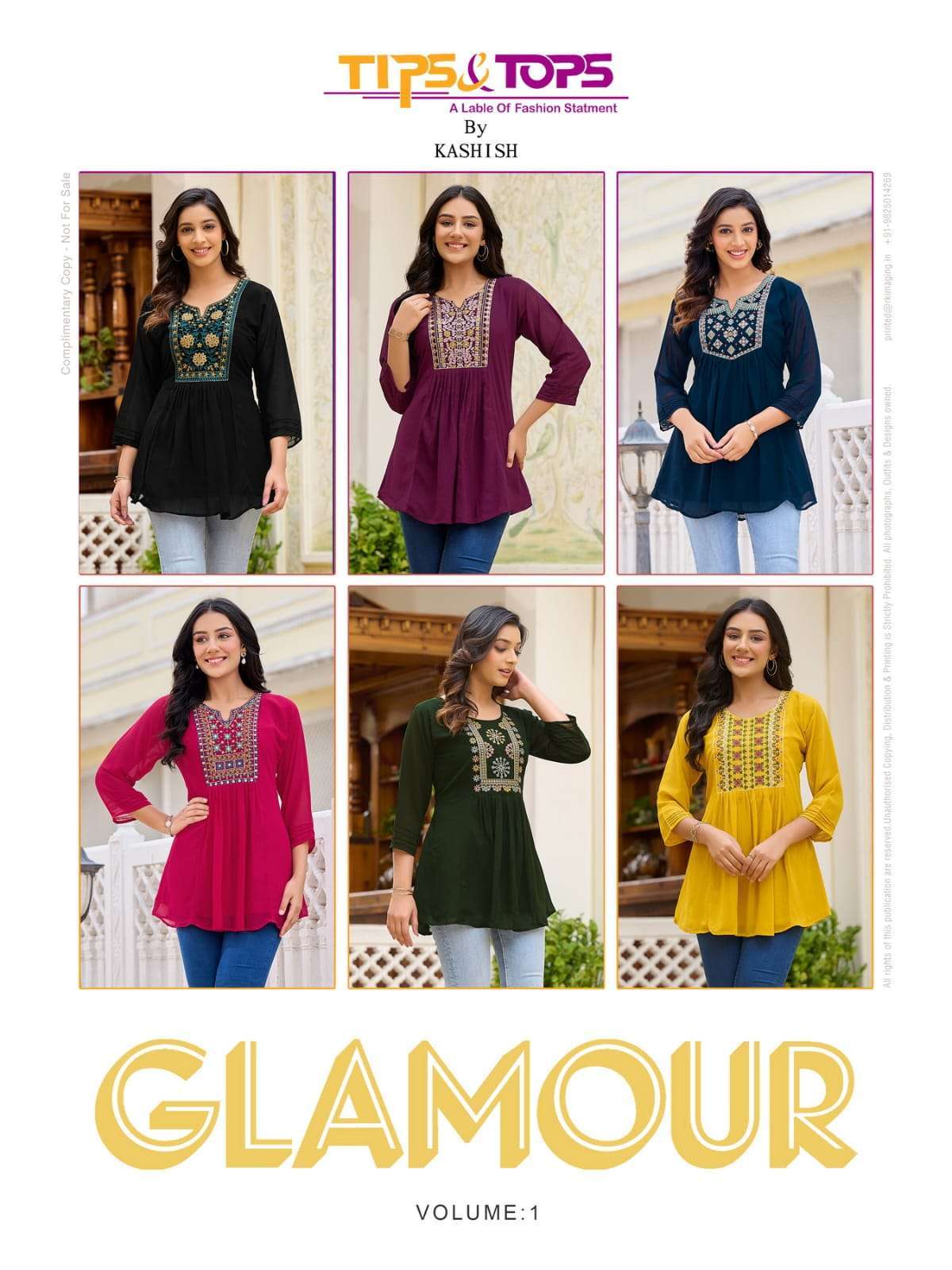 TIPS & TOPS GLAMOUR Indian kurtis wholesale