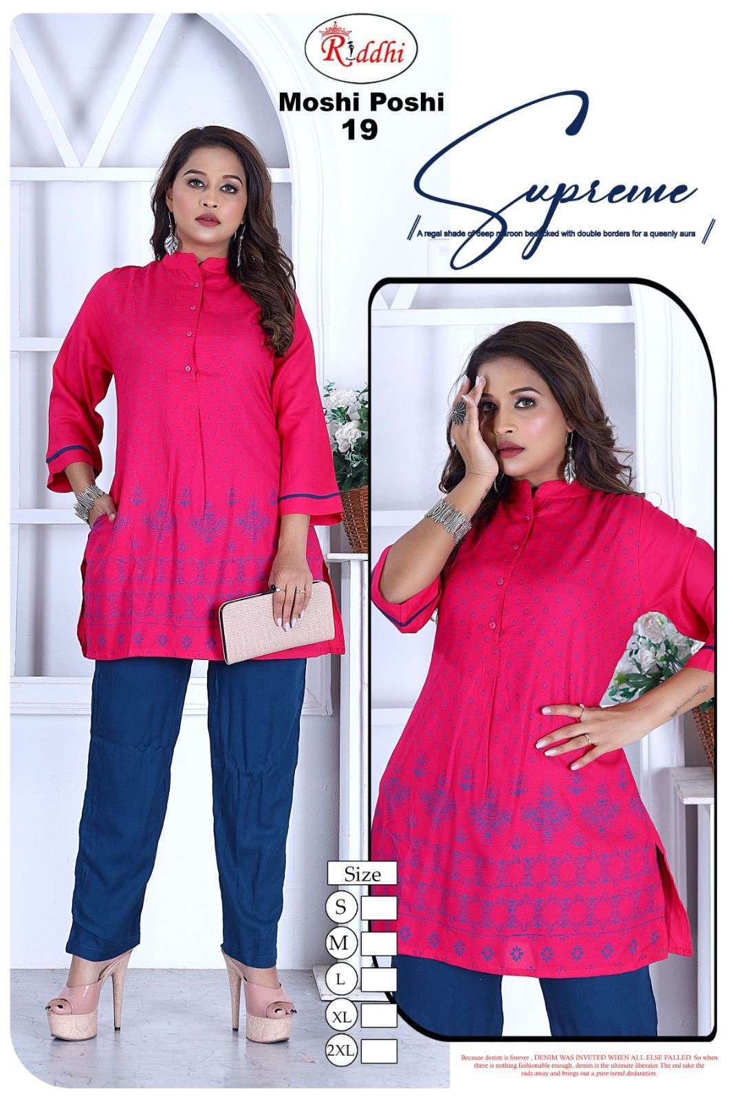 TRENDY RIDDHI MOSHI POSHI Cotton kurti wholesalers in Patna