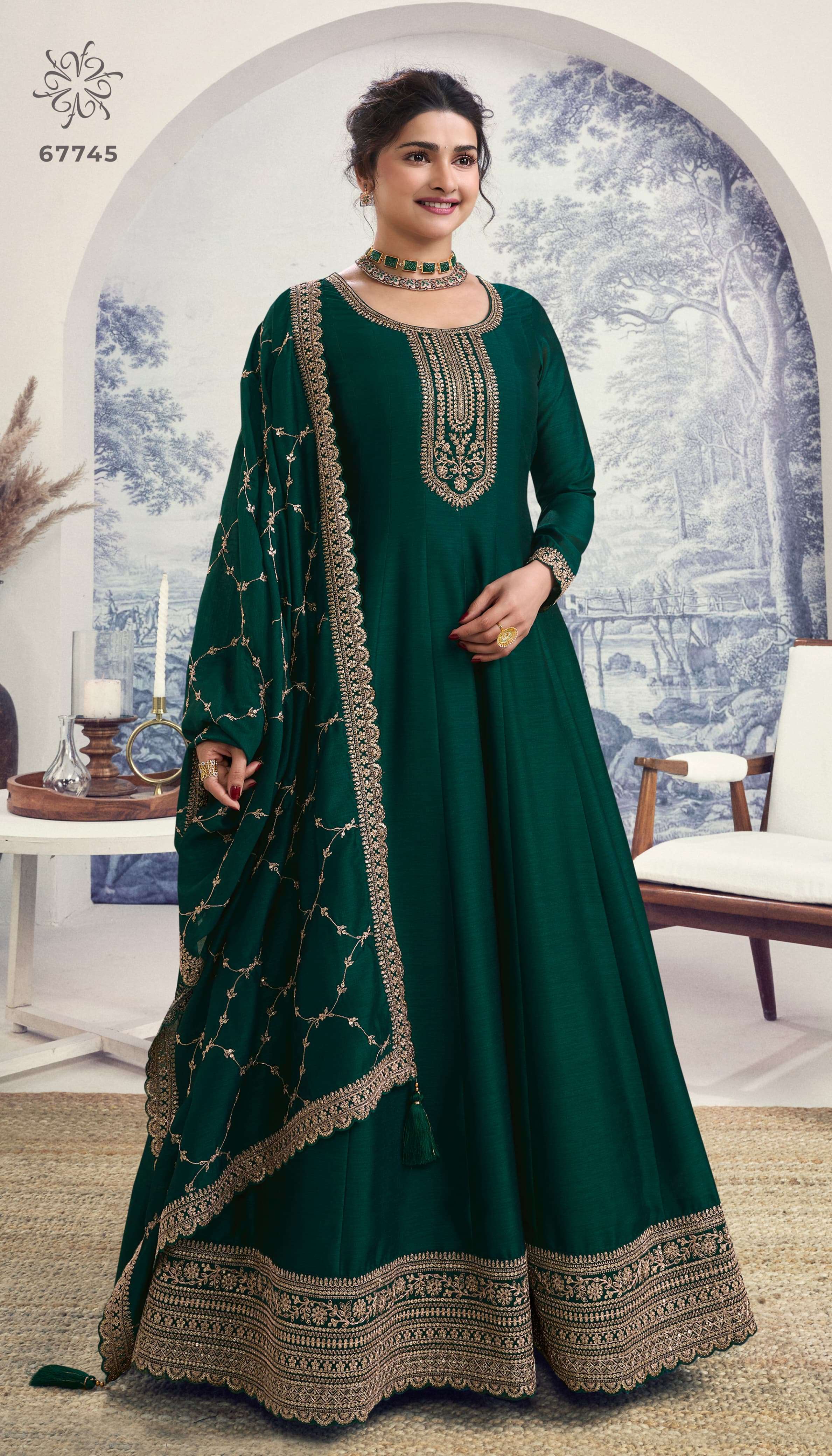 Vinay Kuleesh Aaliya 2 Georgette Embroidered Pakistani Salwar Kameez in Mumbai