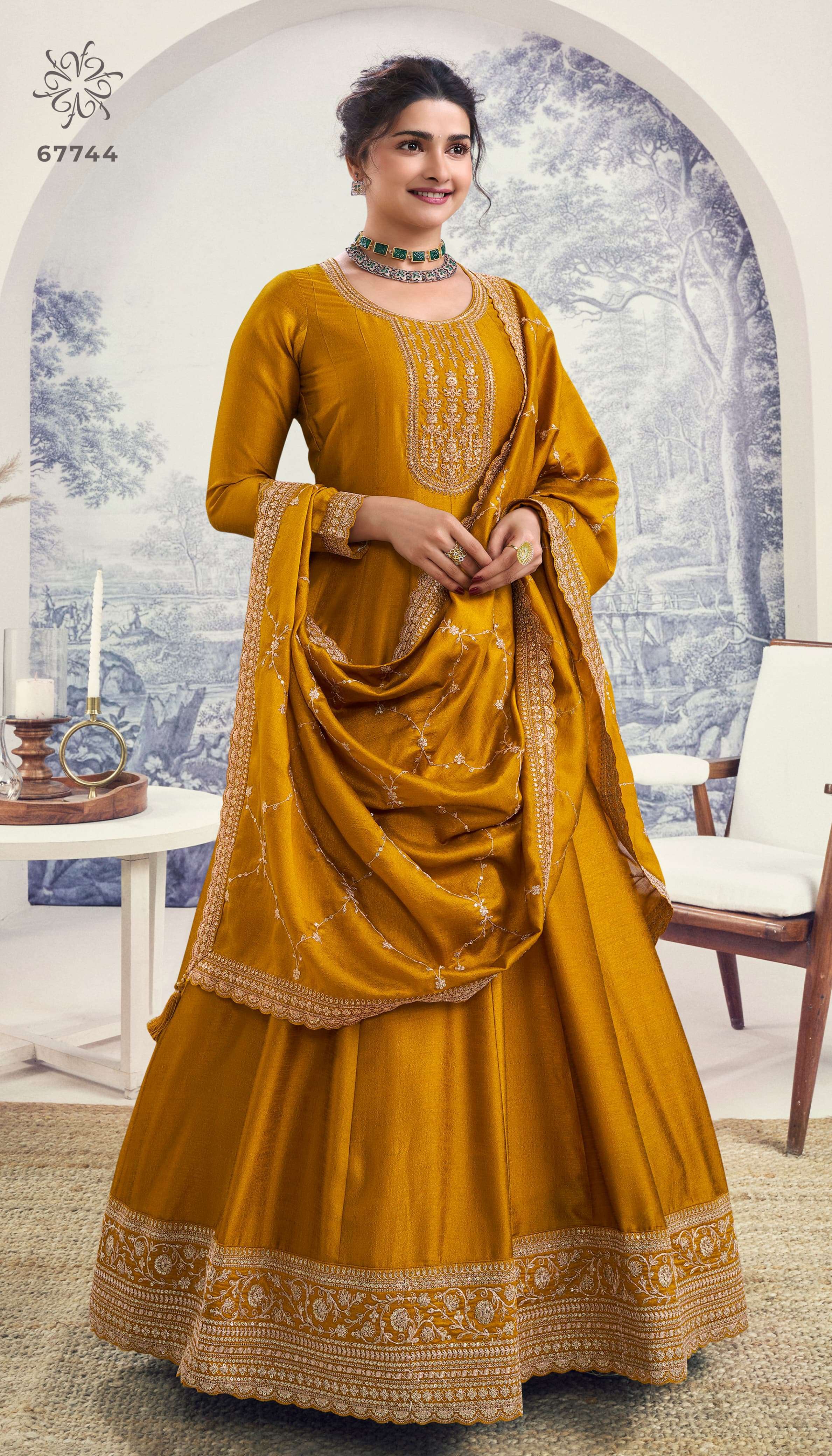 Vinay Kuleesh Aaliya 2 Georgette Embroidered Pakistani Salwar Kameez in Mumbai