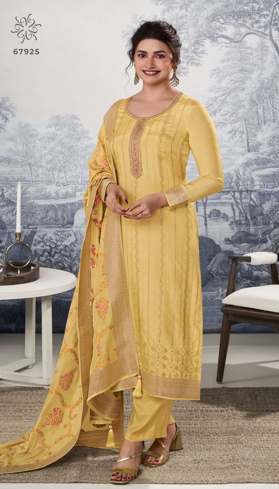 Vinay Kuleesh Sanaya Vol 2 Jacquard Traditional Salwar Kameez Wholesale