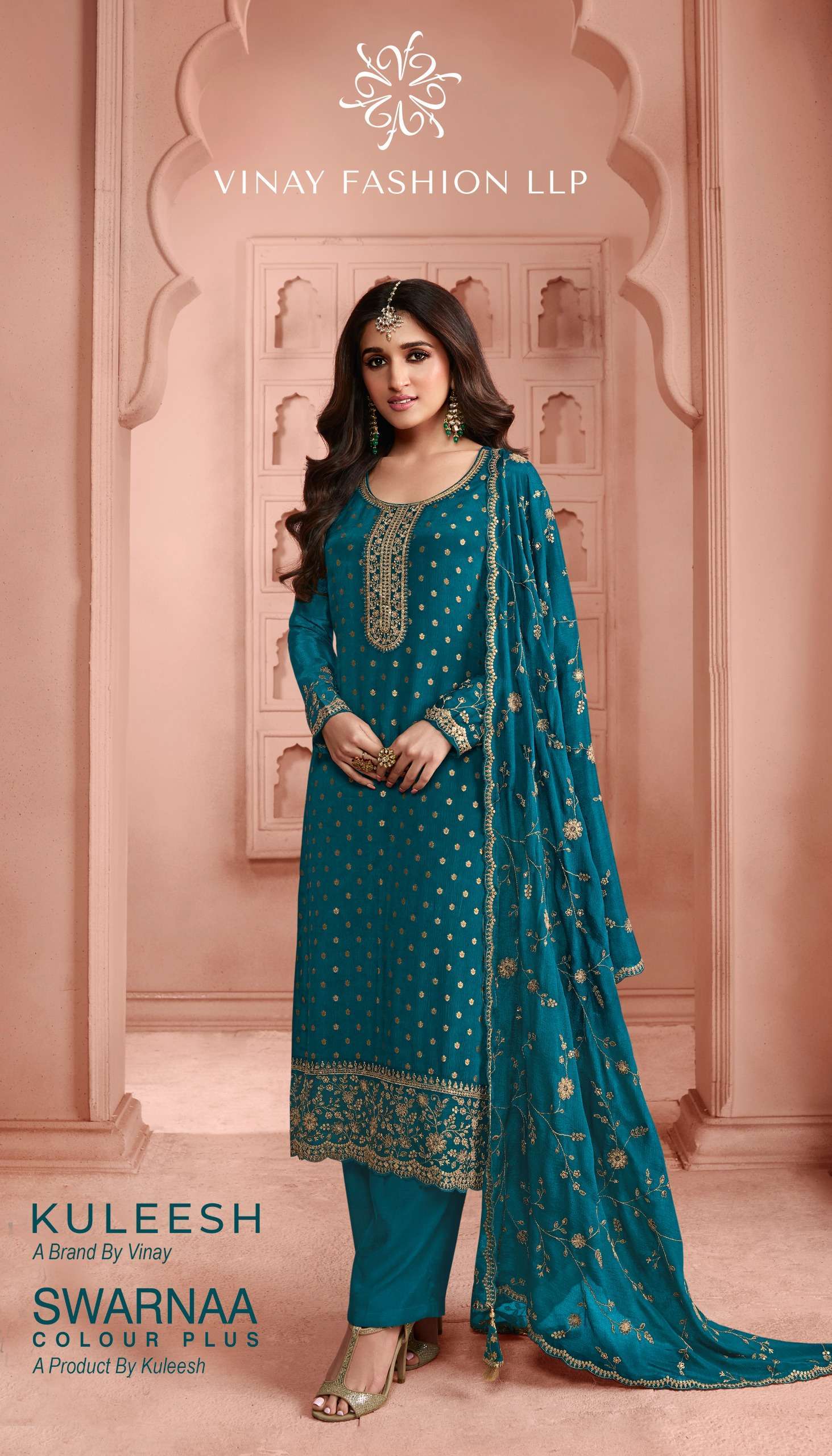 Vinay Kuleesh Swarnaa Colour Plus Wholesale price for salwar kameez in Mumbai