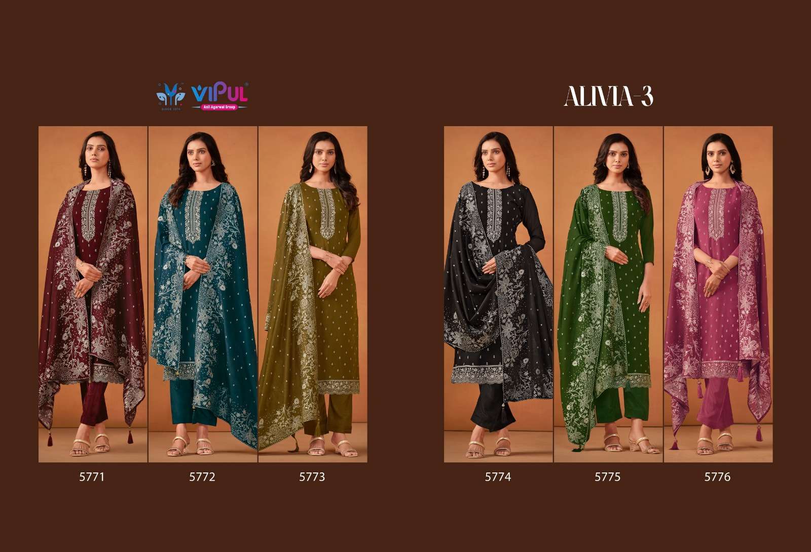 VIPUL ALIVIA-3 Wholesale salwar suit online shopping