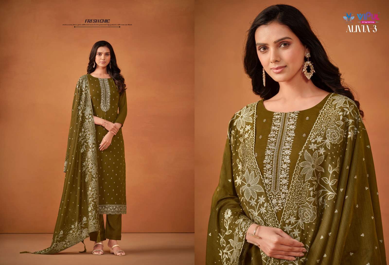 VIPUL ALIVIA-3 Wholesale salwar suit online shopping