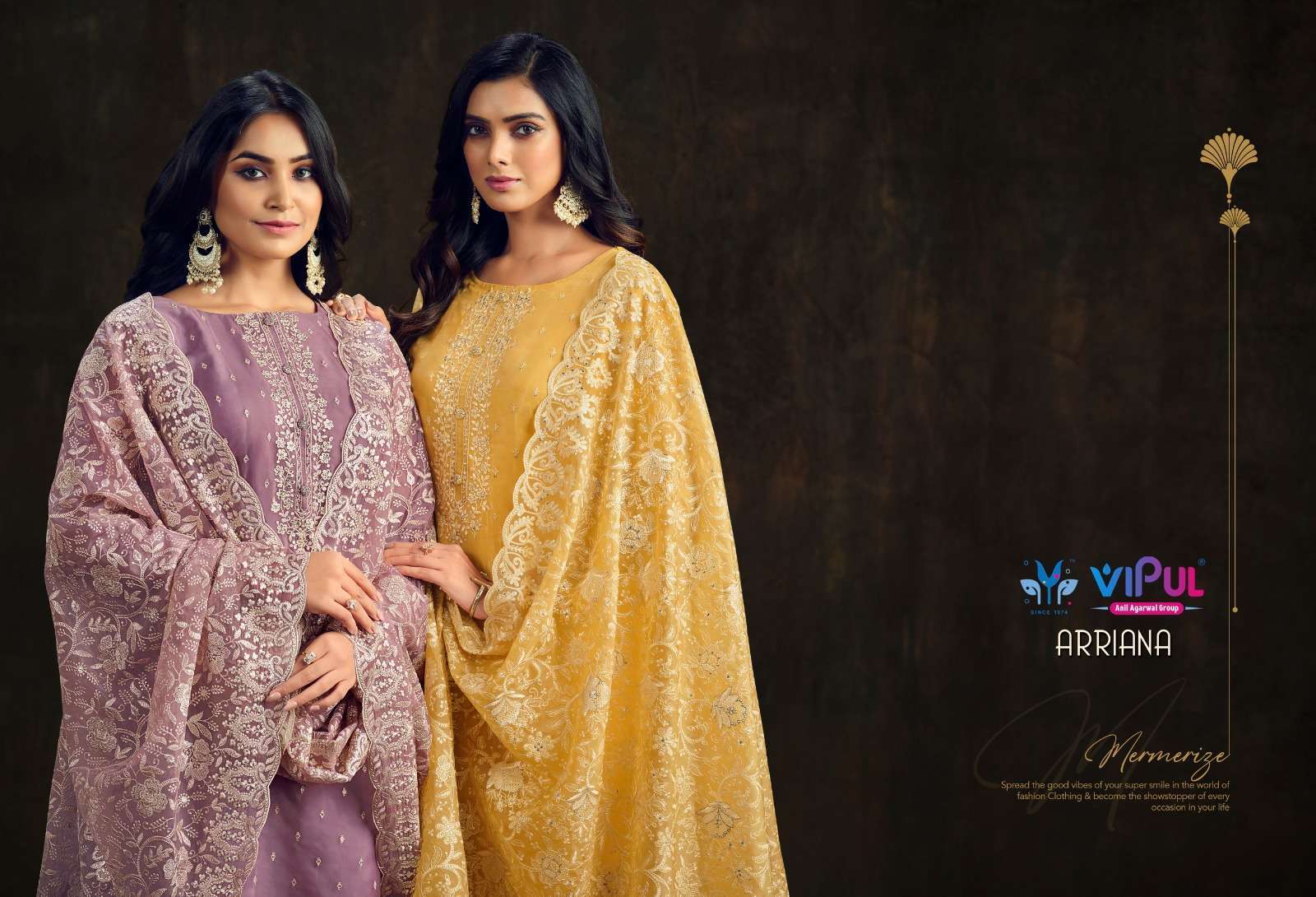 Vipul ARRIANA Pakistani Chiffon Pakistani bridal suits wholesale in Delhi