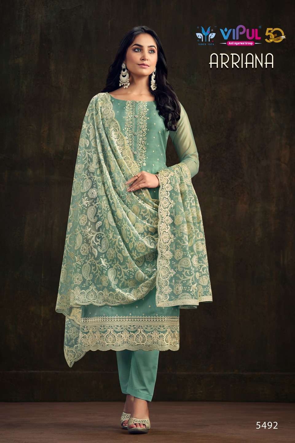Vipul ARRIANA Pakistani Chiffon Pakistani bridal suits wholesale in Delhi