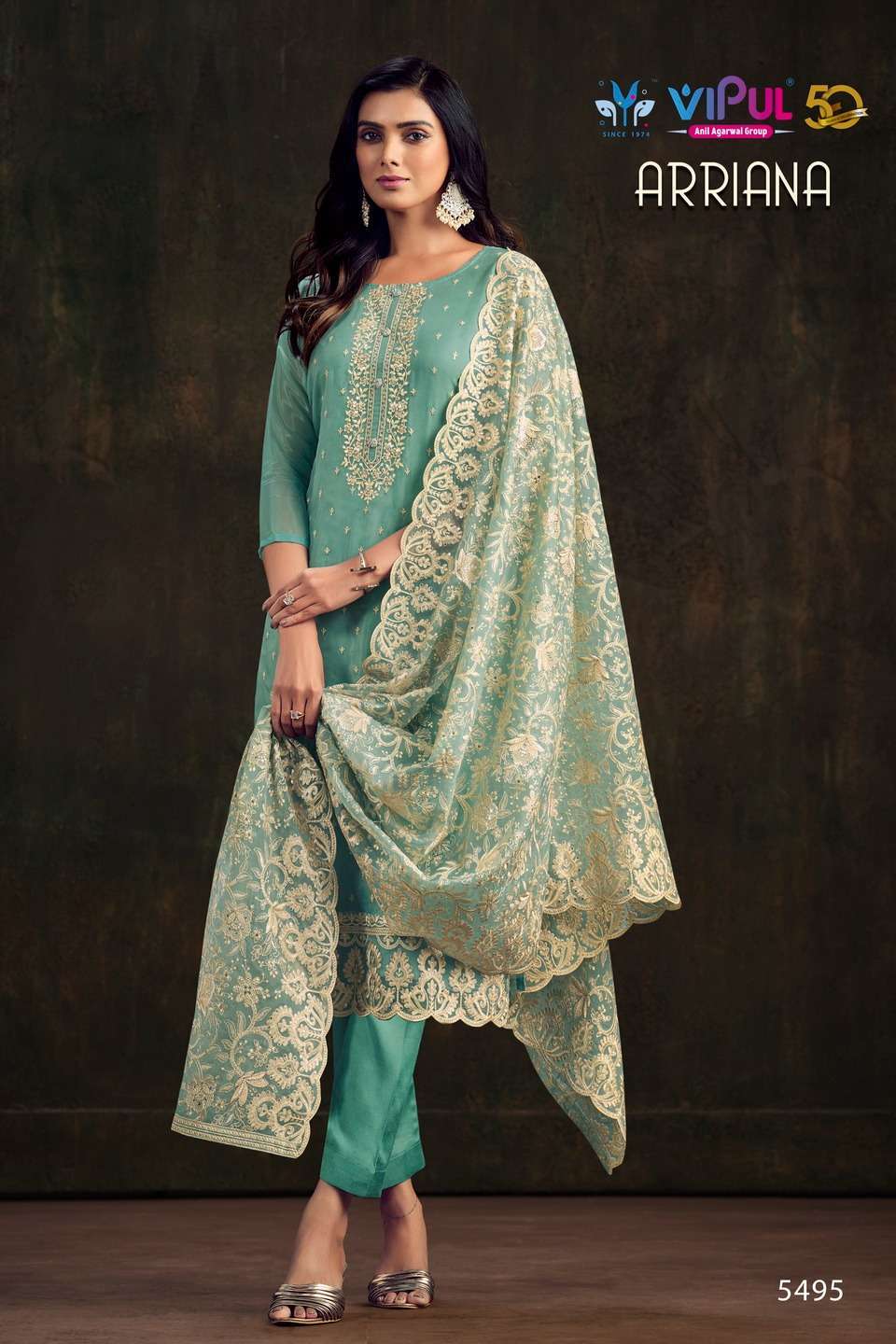 Vipul ARRIANA Pakistani Chiffon Pakistani bridal suits wholesale in Delhi