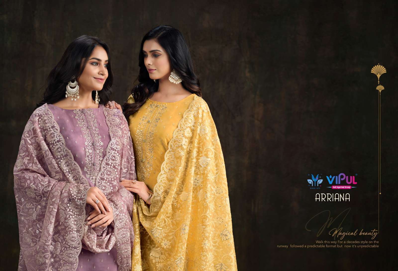 Vipul ARRIANA Pakistani Chiffon Pakistani bridal suits wholesale in Delhi